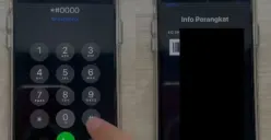 Tangkapan layar cara cek iPhone Anda asli dan legal atau tidak (Sumber : instagram.com/adrielreith)