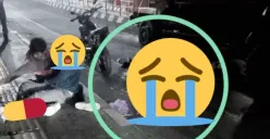 Kecelakaan maut terjadi di Pasar Projo Ambarawa melibatkan sebuah truk dan pesepeda motor pada Minggu 30 Juli 2023 malam. (Sumber : Instagram @portalsemarang)