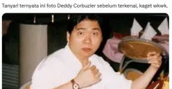 Foto lawas diduga Deddy Corbuzier beredar di Twitter (Sumber : Twitter/@tanyarlfess)