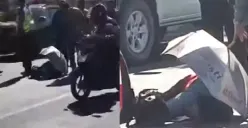 Tak Lewat JPO, Pejalan Kaki Tertabrak Motor saat Menyeberang di Karangayu, Sempat Tergeletak Tak Sadar