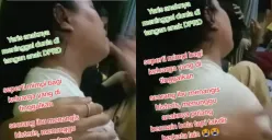 Beredar video teriakan histeris ibu korban penganiayaan anak anggota DPRD (Sumber : TikTok)