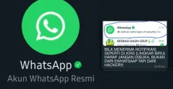 Waspada Penipuan, Kenali 3 Akun Resmi WhatsApp yang Wajib Diketahui, Bisa Jadi Anda Dapat Chat Dari Akun Ini (Sumber : X.com)