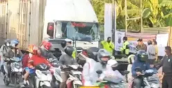 Kecelakaan di Banyumanik: Truk Box Tabrak Mobil Pick Up Sayur dan Grand Max, Lalu Lintas Sempat Macet Panjang