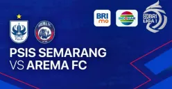 Link live streaming PSIS Semarang vs Arema FC Rabu 9 Agustus hari ini, yang tayang di Indosiar dan Vidio secara langsung.