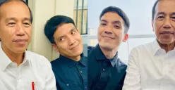 Foto Bareng Presiden Jokowi, Ekspresi Desta Disentil Habib Jafar: Akhlak Anda (Sumber : Instagram/@desta80s)