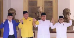 Tambahan Amunisi Dukungan dari Tiga Partai Sekaligus, Prabowo: Tak Ada Campur Tangan Jokowi
