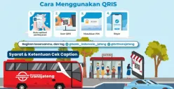 Cara Bayar Tiket Bus Trans Jateng Pakai QRIS, Gampang Tinggal Scan