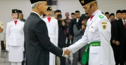 Paskibraka asal SMAN 2 Klaten ini bangga dengan profesi sang ayah sebagai satpam (Sumber : Jatengprov.go.id)