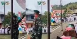 TNI Usir Rombongan ASN yang Tidak Mau Turun ke Lapangan Saat Upacara 17 Agustus Karena Becek (Sumber : twitter.com/03__nakula)