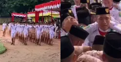 SALUT! Tim Paskibra Padangsidimpuan Rela Becek-becek Hingga Mandi Lumpur Saat Tugas Upacara 17 Agustus 2023, Tangis Haru Bercucuran