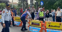 Pemberlakuan sistem satu arah (SSA) di Jl Veteran, Jl Kariadi dan Jl Kyai Saleh Semarang, Jumat 18 Agustus 2023. (Sumber : Dishub Kota Semarang)