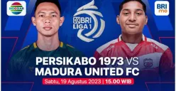 Link Live Streaming SIARAN LANGSUNG Persikabo 1973 vs Madura United FC BRI Liga 1 (Sumber : Vidio.com)