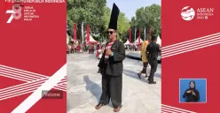 Pecinya Bikin Gagal Fokus, Penampilan Peserta Pakai Baju Adat Madura Ini Sukses Buat Presiden Jokowi Ngakak (Sumber : YouTube/Sekretariat Presiden)