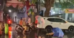 Adu Banteng Maut di Jalan Sriwijaya Candisari: Pemotor Tewas seusai Tabrak Mobil saat Hujan Deras