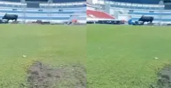 Jelang laga PSIS Semarang vs Bali United, begini kondisi terkini rumput Stadion Jatidiri Semarang, Sabtu 26 Agustus 2023. (Sumber : Instagram @seputar.psissemarang)