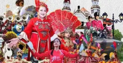 Kendaraan Unik di Parade Semarang Merdeka Flower Festival, Simak Rute dan Pengisi Acaranya