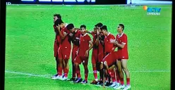 Hasil pertandingan Indonesia vs Vietnam berakhir dengan kemenangan Vietnam lewat adu penalti, Sabtu, 26 Agustus 2023. (SCTV)