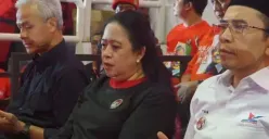 TGB Hadiri Konsolidasi PDIP Jawa Tengah Ganjar Senyum Sumringah, Sinyal Cawapres?