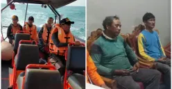 Dua nelayan asal Jepara ditemukan selamat setelah terombang ambing tiga hari di laut. (Sumber : Instagram/basarnas_jateng)