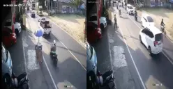 Geger Penjual Ditinggal Gerobak Cilok Putar Balik dan Jalan Sendiri, Warganet: Coba Diomongin Baik-baik (Sumber : Instagram/@net2netnews)