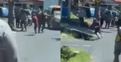 Diduga Laporan Tak Ditanggapi, Kakek Ini Nekat Tebaskan Parang ke Polisi (Sumber : Instagram/@memomedsos)