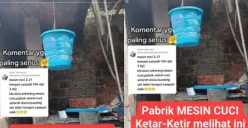 Pakai Keranjang Sampah, Pria Ini Punya Cara Nyentrik Keringkan Pakaian Tanpa Mesin