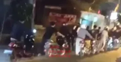 Balap Liar di Jalan Diponegoro Ungaran, Puluhan Pengendara Dorong Motor ke Kantor Polisi
