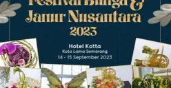 Festival Bunga & Janur Nusantara 14-15 September 2023 di kawasan Kota Lama Semarang. (Sumber : Instagram @festivalkotalama.smg)
