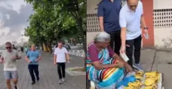 Sambil Lari Pagi, Zulkifli Hasan Bagi-bagi Uang di India, Warganet: Mau Nyalon Dapil Mumbai Pak?