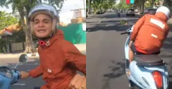 Gali Freitas Naik Motor Keliling Semarang, Ditantang Menyanyi Malah Promosi Hal Ini