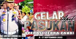 Gelar Operasi Patuh Candi, Polres Semarang Bagi Bagi Helm ke Pengendara