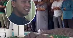 Tragis! Viral Remaja 19 Tahun Jadi Imam Salat Jenazah Orangtua dan 4 Adiknya Hingga Pingsan Karena Sedih Tak Terbendung