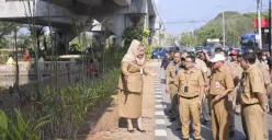 Wali Kota Semarang meminta OPD lebih peduli dengan pemeliharaan taman kota dan perawatan rutin saluran air. (Sumber : Dok. Pemkot Semarang)