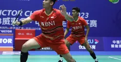 Bagas/Fikri, Apriyani/Siti Fadia, dan Pramudya/Yeremi berhasil melaju babak 16 besar China Open 2023. (Sumber : Instagram/badminton.ina)