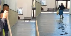 Bikin Pekerja Elus Dada, Viral Video Ibu-ibu Injak Jalan Cor yang Masih Basah (Sumber : Instagram/@terang_media)