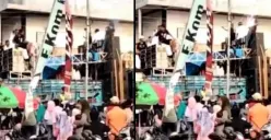 Pria Kesetrum saat Ikut Parade Sound System, Malah Berujung Disumpahi Warganet Begini (Sumber : Instagram/@fakta.jakarta)