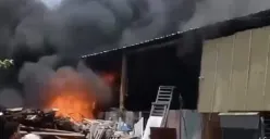 peristiwa kebakaran terjadi di Tlogomulyo Pedurungan (Sumber : Instagram @kejadiansmg)