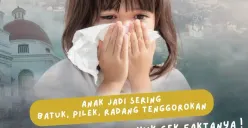 Kenali gejala polusi udara pada anak, bikin si kecil gampang sakit. (Sumber : Dinkes Kota Semarang)