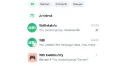 Fitur baru WhatsApp pisahkan obrolan  grup dengan obrolan pribadi. (Sumber : Gizmochina)