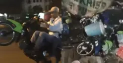 Gegara Remaja Gagal Freestyle Motor, Warung di Makassar Ini Rusak Berat Usai Tertabrak (Sumber : Instagram/@makassar_iinfo)