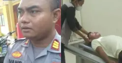 VIRAL! Kapolsek Komodo Aniaya Satpam Bank Usai Tidak Terima Ditegur Pakai Helm ke Ruang ATM