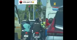 Ngumpet di Tempat Mengejutkan, Aksi Pria Nyaris Kena Tilang Ini Bikin Polisi Bingung
