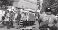 Telah terjadi kecelakaan di Jalan Penggaron Semarang arah terminal (Sumber : Instagram @kejadiansmg)