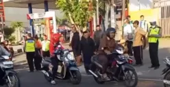 Kecelakaan maut tewaskan 2 pengendara di Srondol tepatnya di depan SPBU Srondol, Banyumanik, Kota Semarang, Selasa 19 September 2023 pagi, termasuk penjual nasgor Pak Min Sentot. (Sumber : Instagram @kejadiansmg)
