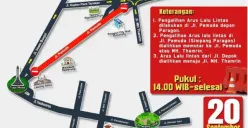 Info Pengalihan Arus: Kirab Pemilu 2024, Hindari Jalan Pemuda, Jalan Pandanaran dan Simpang Lima