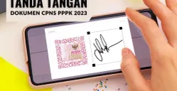 Tanda tangan dokumen CPNS PPPK 2023, pakai TTd basah atau elektronik? (Sumber : InfoSemarang.com)