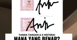 Penempatan tanda tangan dan e-meterai atau meterai elektronik harus diperhatikan agar tidak salah format dan urutannya. (Sumber : InfoSemarang.com)