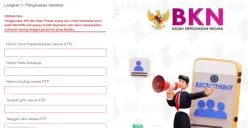 Pendaftaran akun SSCASN di laman daftar-sscasn.bkn.go.id sebaiknya menggunakan laptop atau komputer. (Sumber : daftar-sscasn.bkn.go.id)