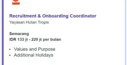 Lowongan Kerja Terbaru Semarang, Koordinator Perekrutan & Orientasi dengan Gaji Rp 133 Jutaan Per Bulan (Sumber : twitter.com/worksfess)