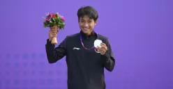 Atlet Skateboard Sanggoe Darma Tanjung Sumbangkan Medali Untuk Indonesia di Asian Games 2022 (Sumber : NOC Indonesia)